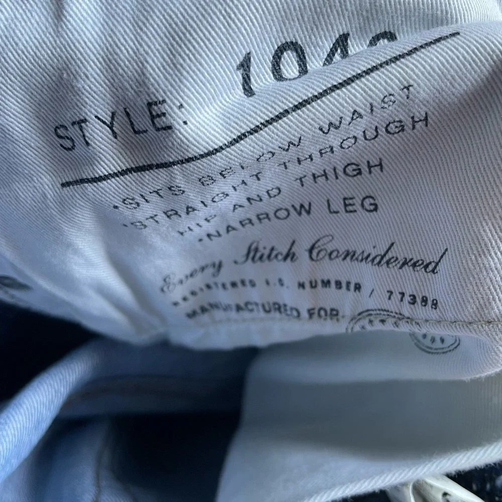 Men’s J. Crew every stitch counts Straight jeans size 34/34 excellent condition